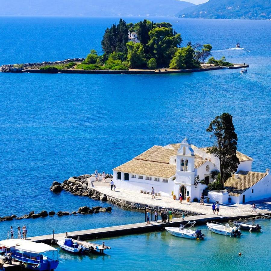 Spiros Corfu Apartment Kanali  Экстерьер фото